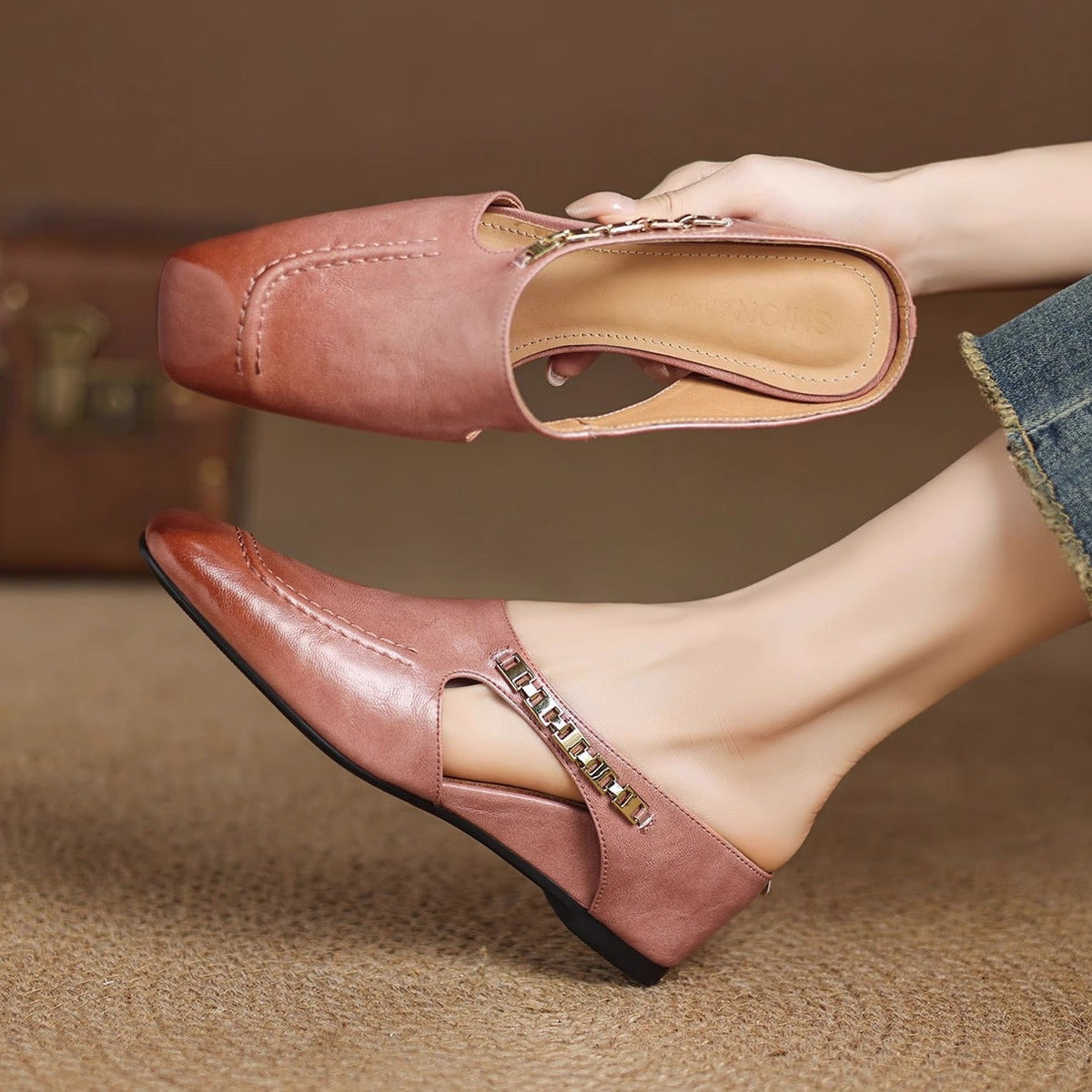 Avella Mules de Piel