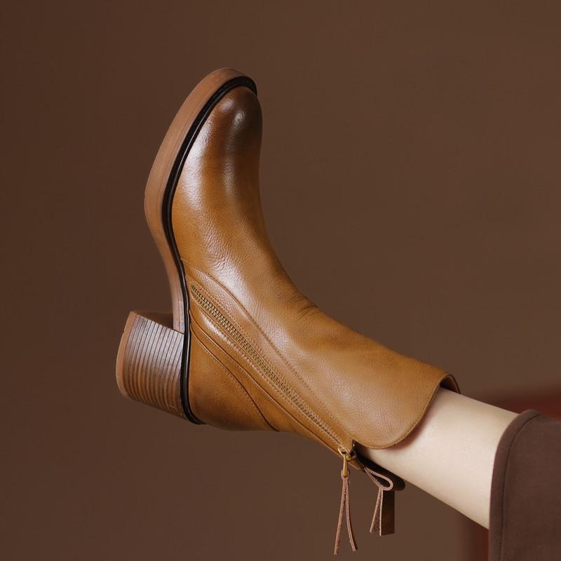 Grazia | Botines de Tacón Ancho