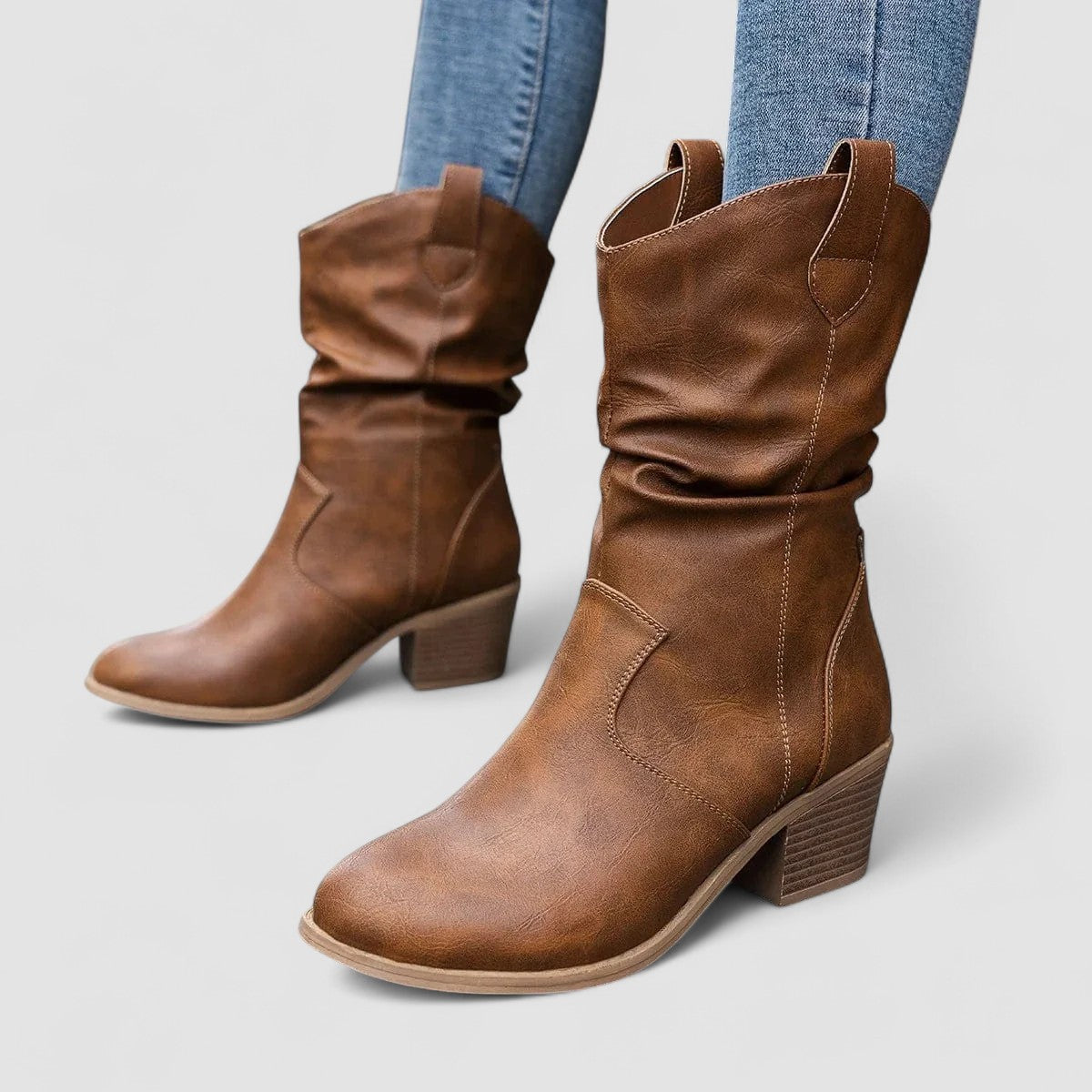 Eleanora | Botas de Tacón Slouch