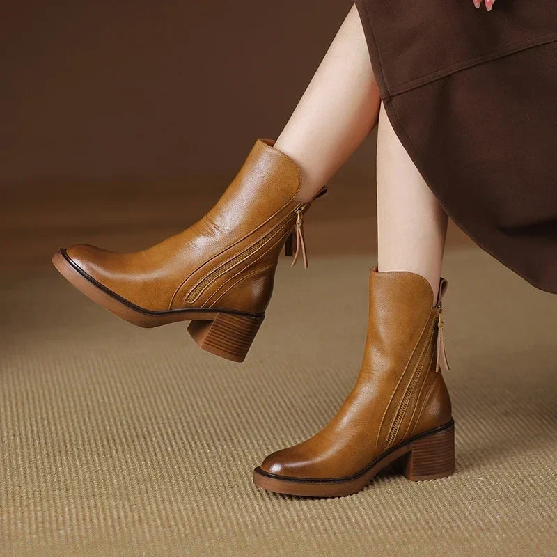 Grazia | Botines de Tacón Ancho