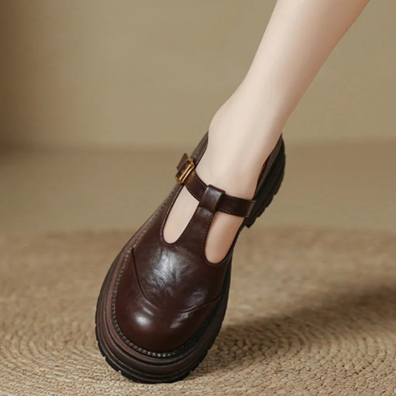 Farisse Zapatos con Pulsera en T