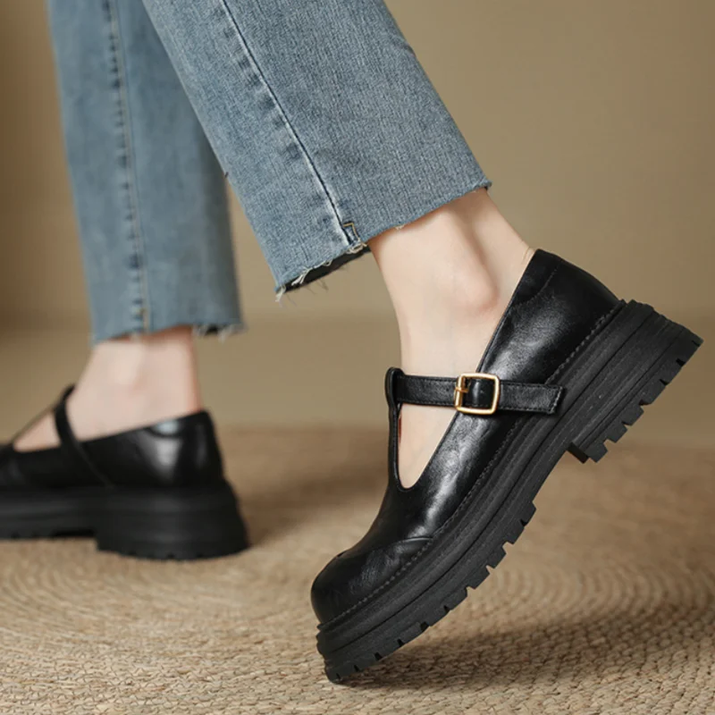 Farisse Zapatos con Pulsera en T