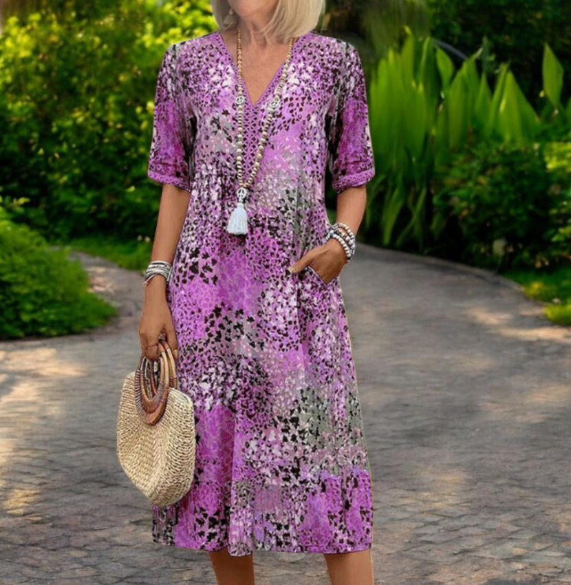 Iris | Vestido Fluido Ligero de Corte Favorecedor