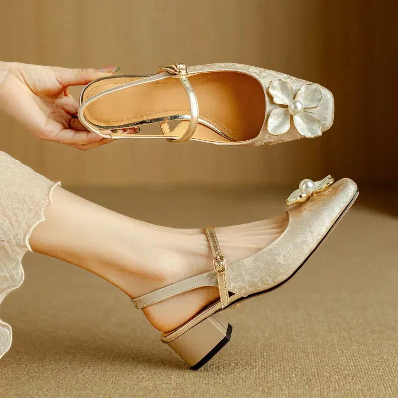 Genine | Zapatos Destalonados con Tira