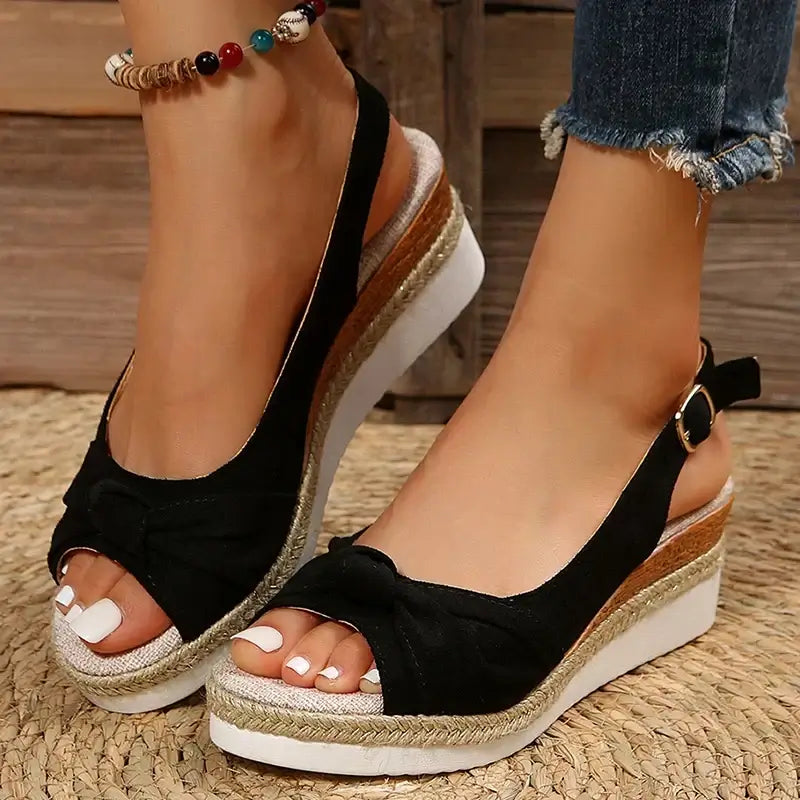 Sandalias Elegantes Negro