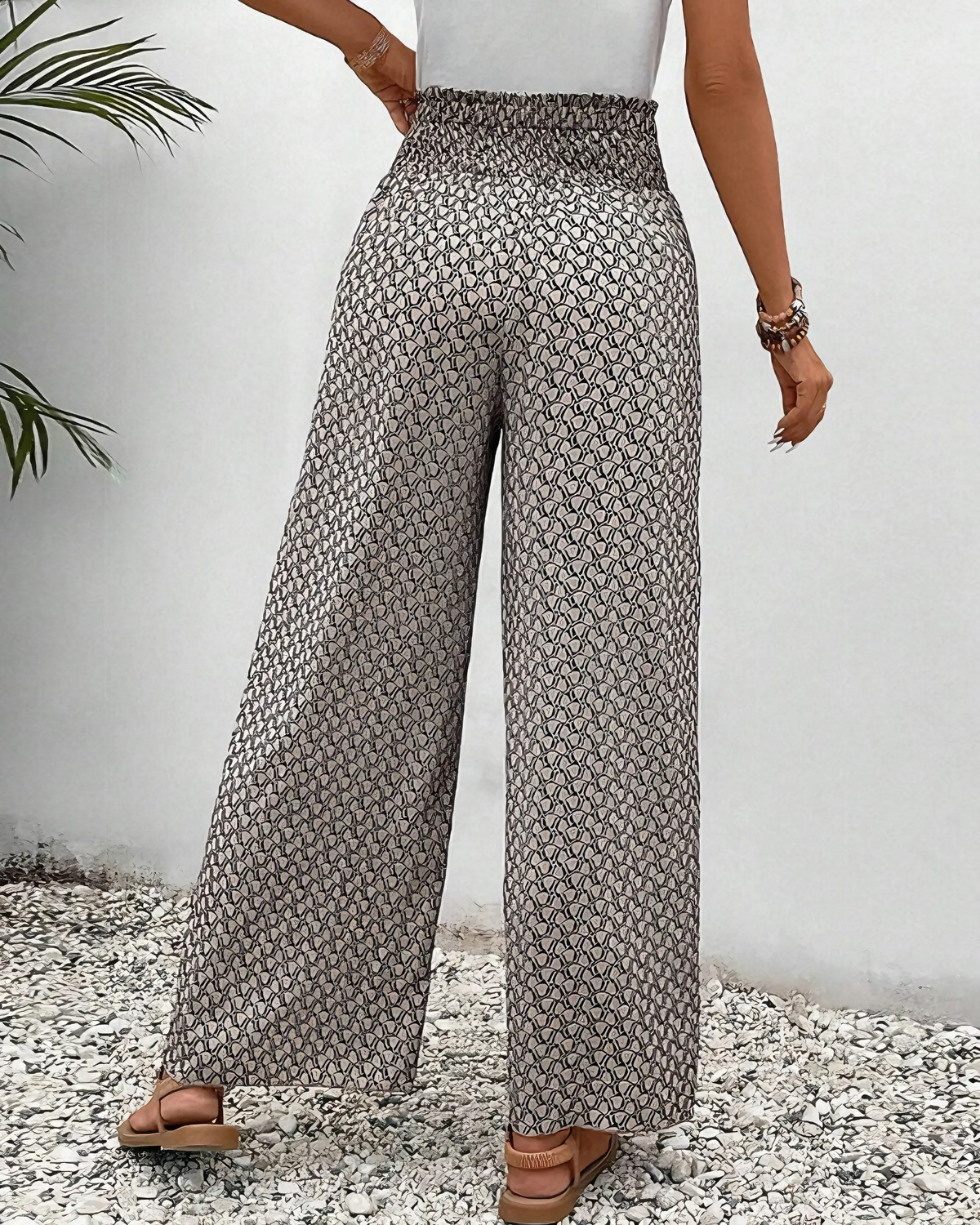 Sahara Pantalones Anchos Relajados