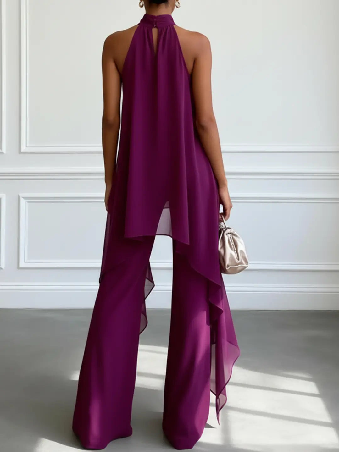 Alexia Conjunto Elegante con Cuello Halter para Mujer