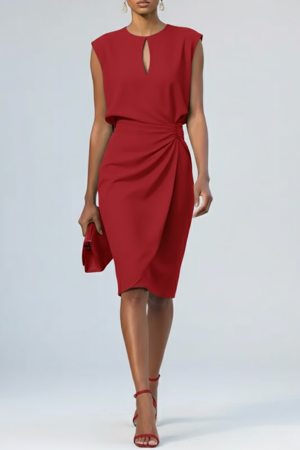 Iselle | Vestido Midi Éloise Drapeado