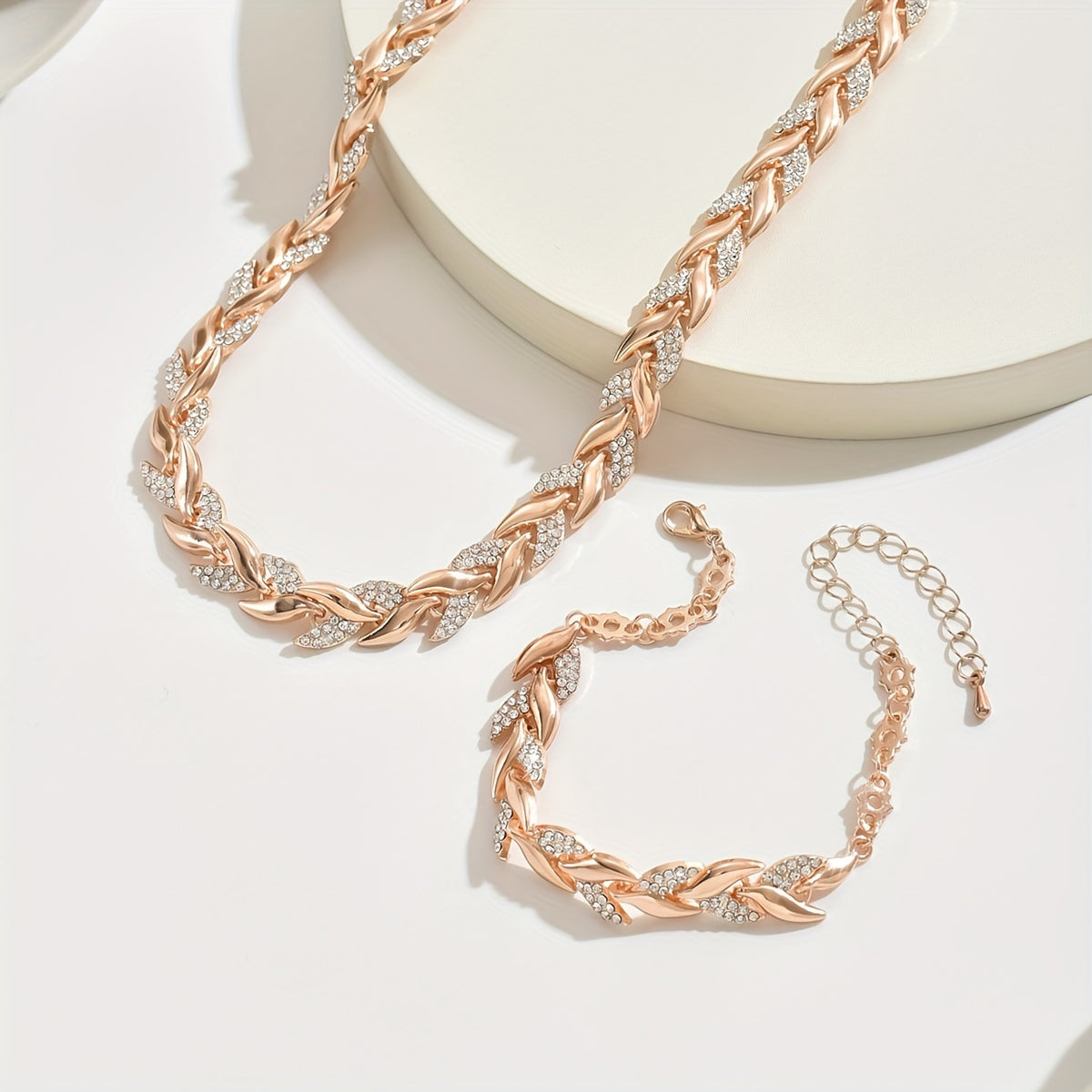 Céleste Conjunto de Colgante y Pulsera