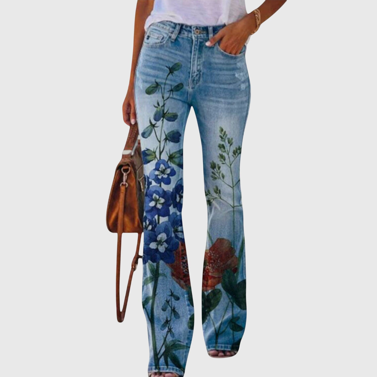Eliza | Vaqueros con Flores