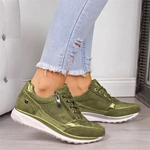 Amy Zapatillas Ortopédicas con Cremallera