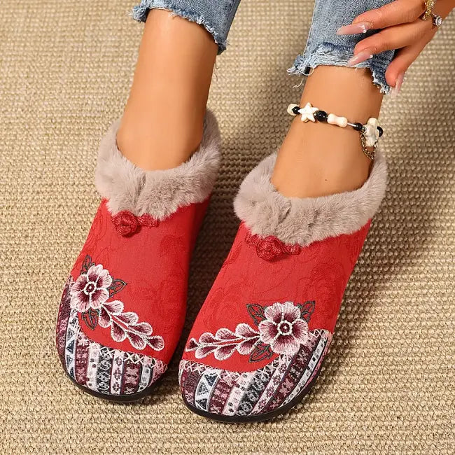 Dannelia | Zapatillas Cómodas de Pelo Sintético