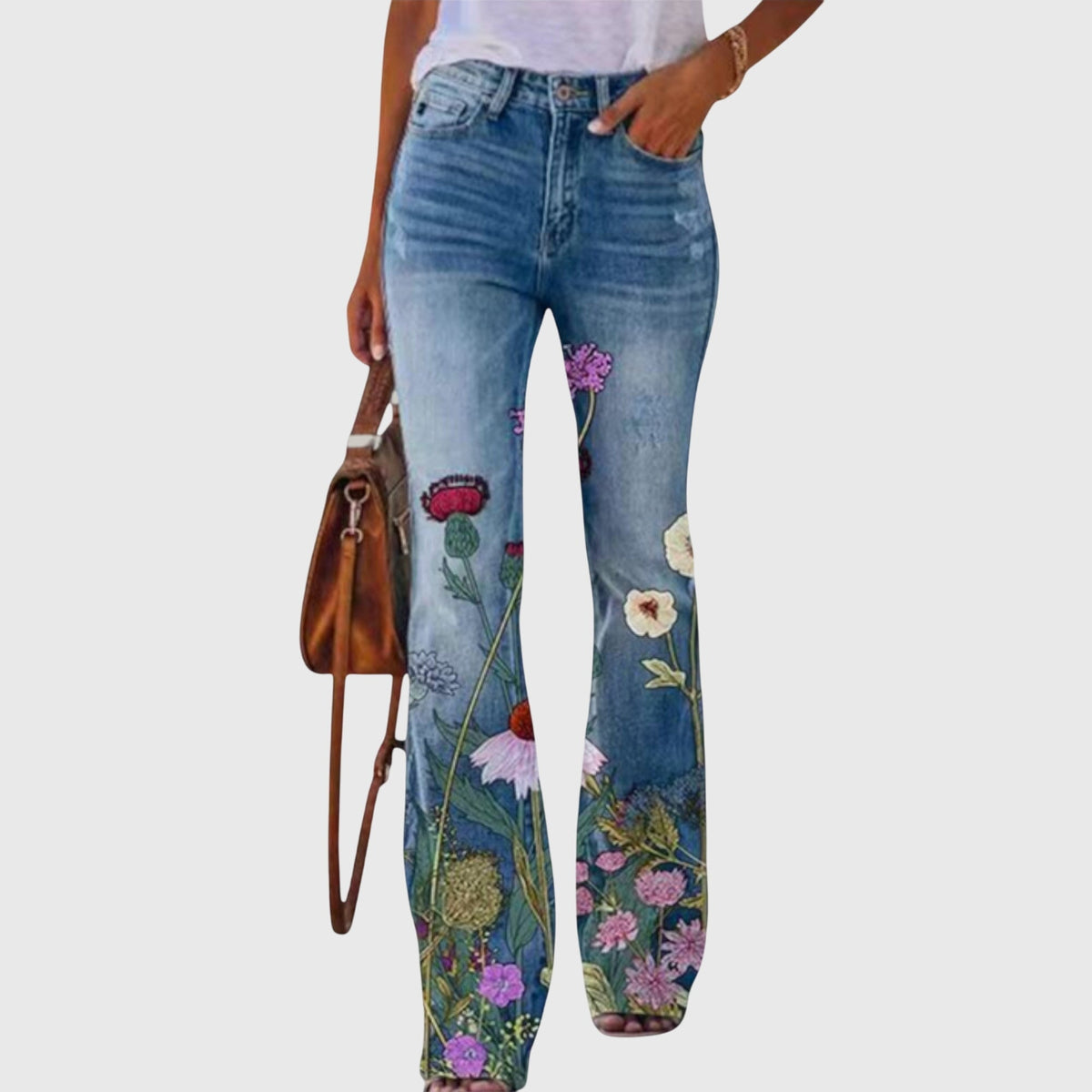 Eliza | Vaqueros con Flores