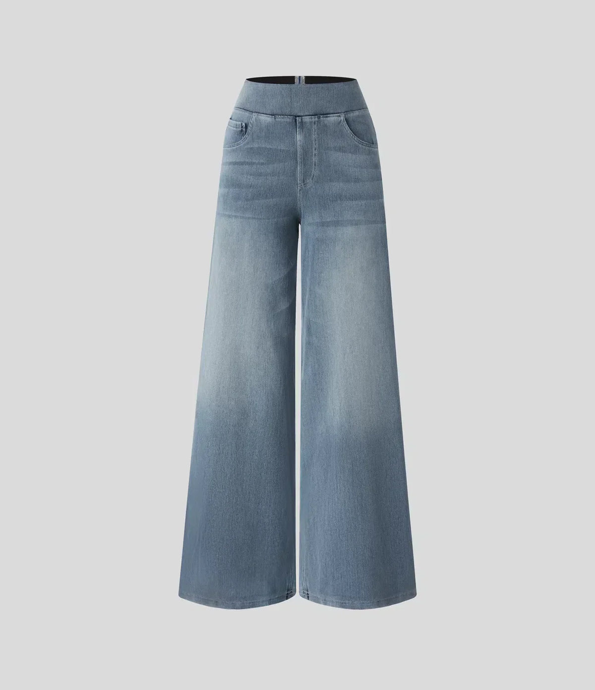 Eva | Pantalón Elástico de Cintura Alta y Cómodo