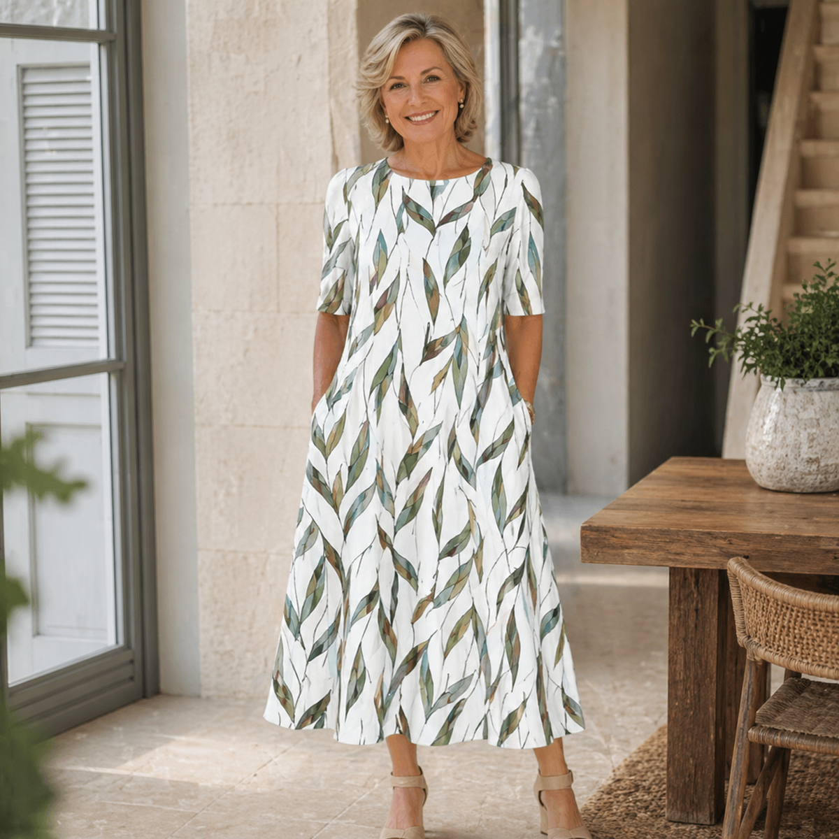 Dahlia – Vestido Midi Floral