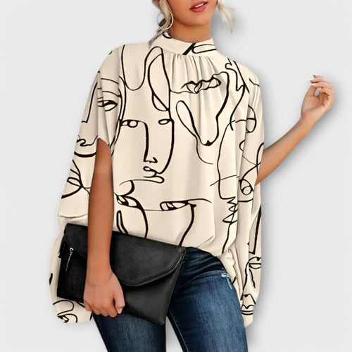 Lourdes Blusa Versátil Elegante