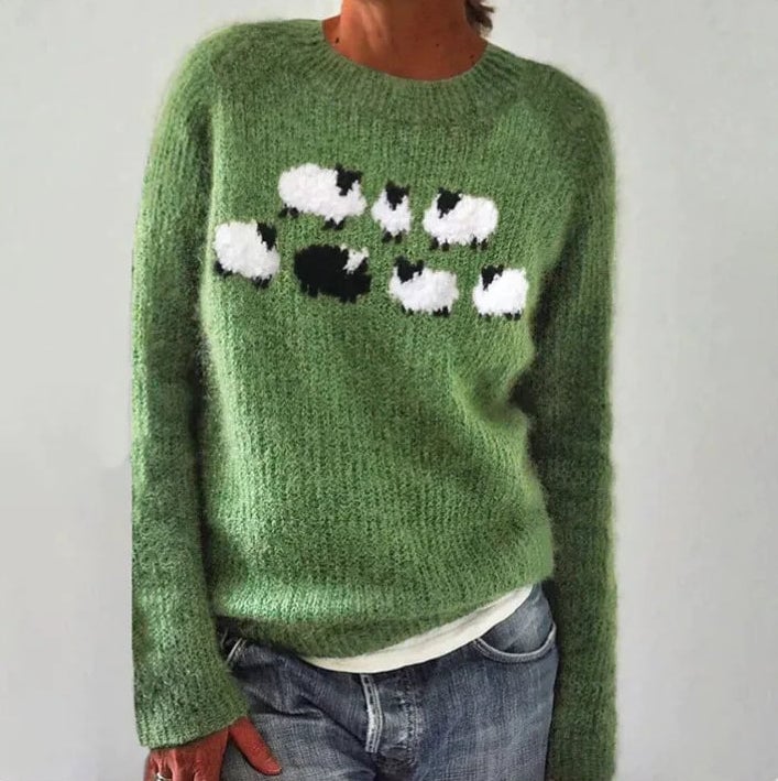 Elara | Jersey de Ovejitas Súper Suave