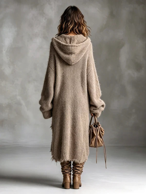Helena | Vestido Jersey Oversize con Capucha