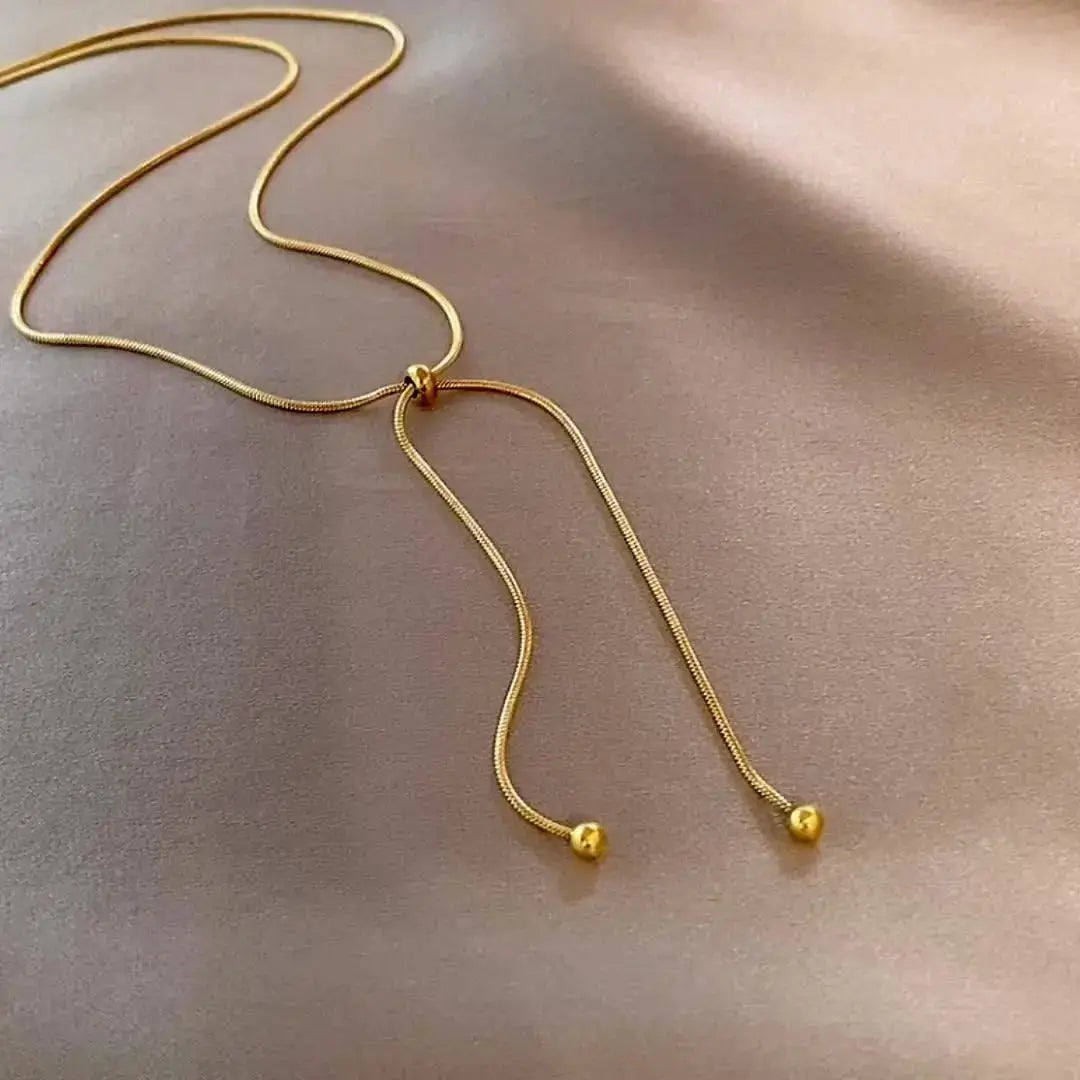 Elara Collar Ajustable Oro 18K