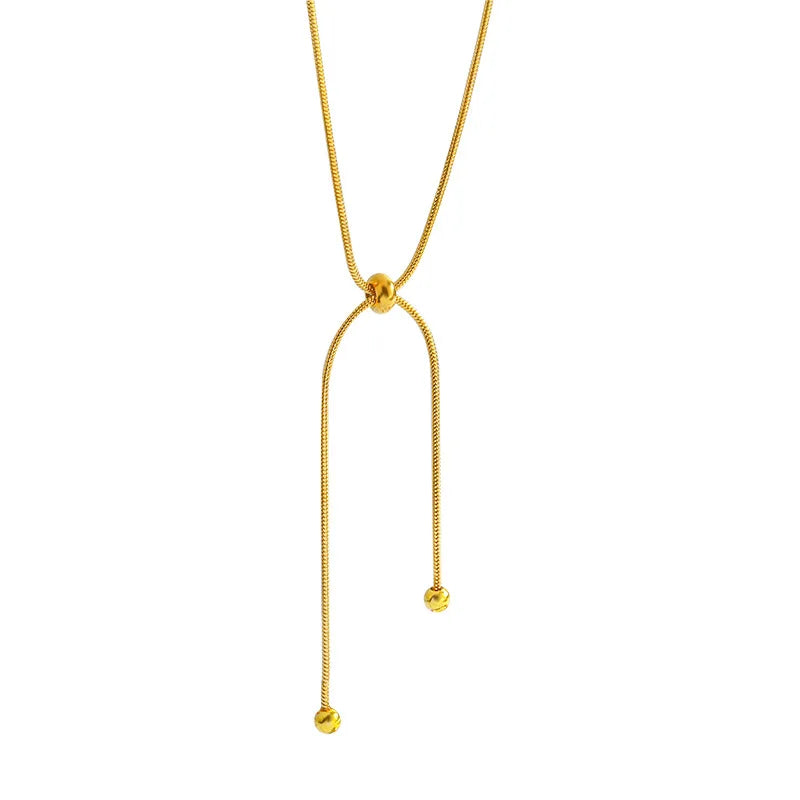 Elara Collar Ajustable Oro 18K