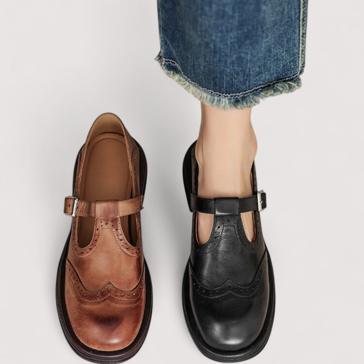 Colette Zapatos Mary Jane de Piel