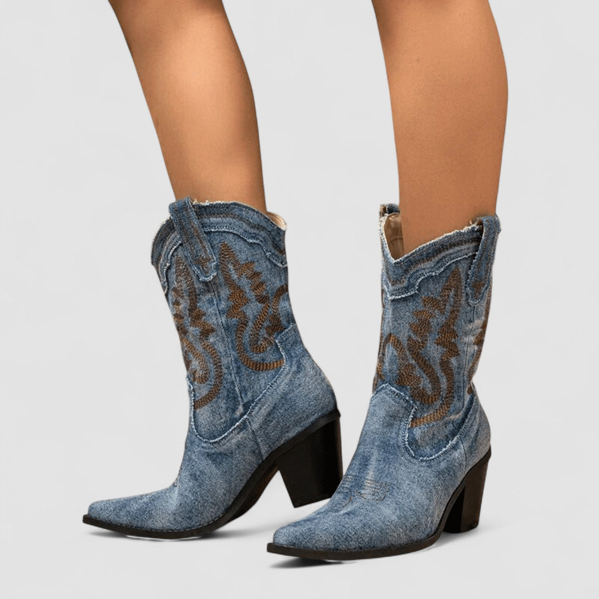 Callie | Botines Western Bordados