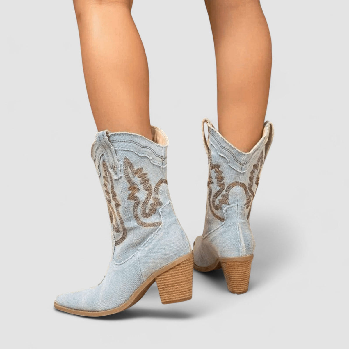 Callie | Botines Western Bordados