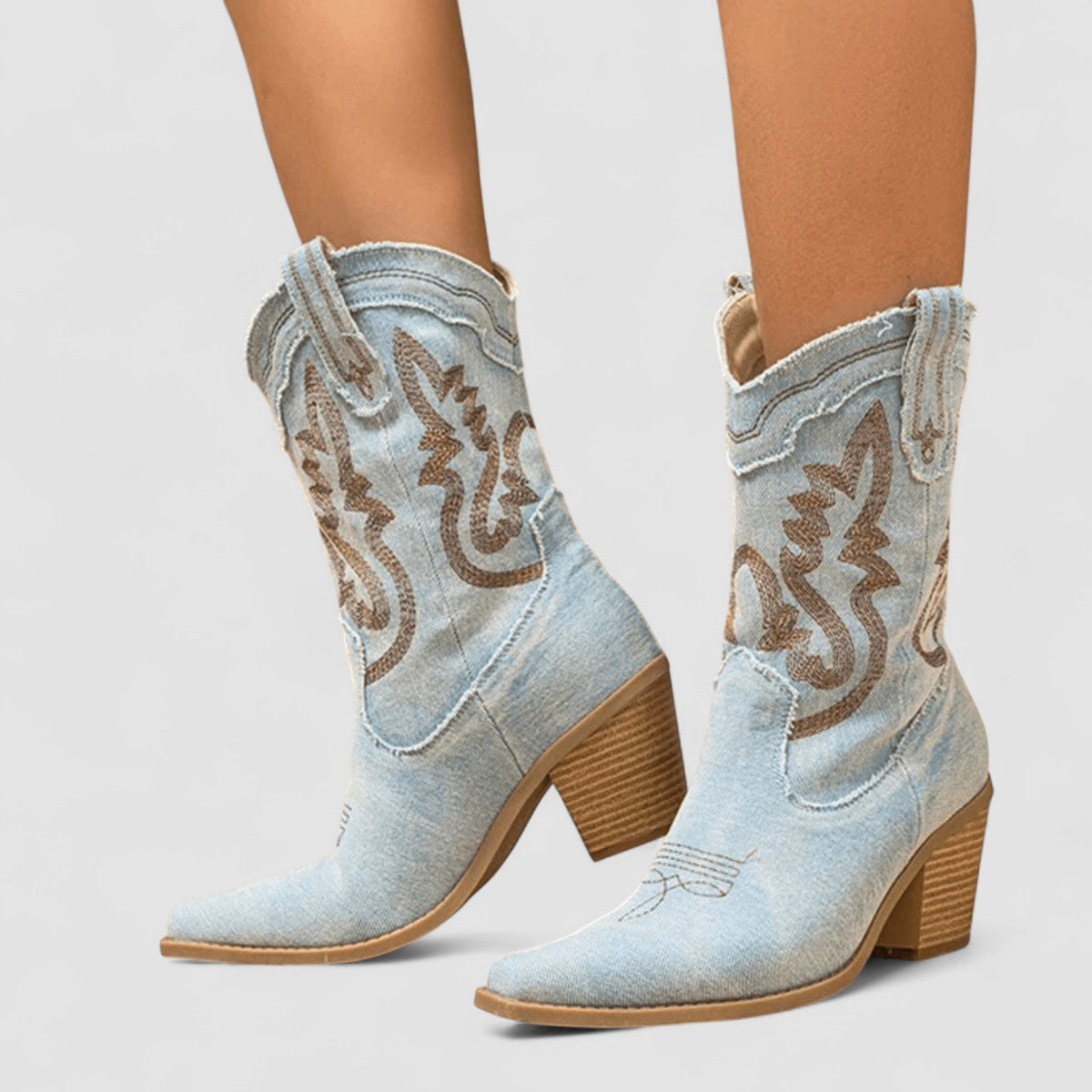 Callie | Botines Western Bordados