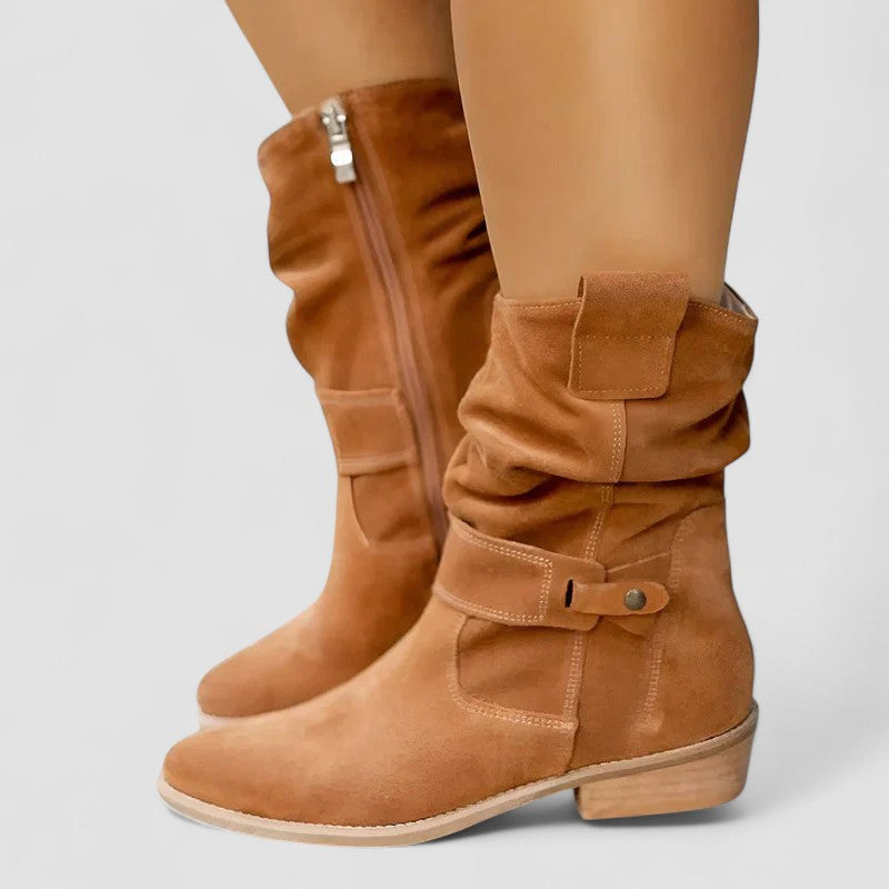 Elyse | Botas Western Estilo Slouch