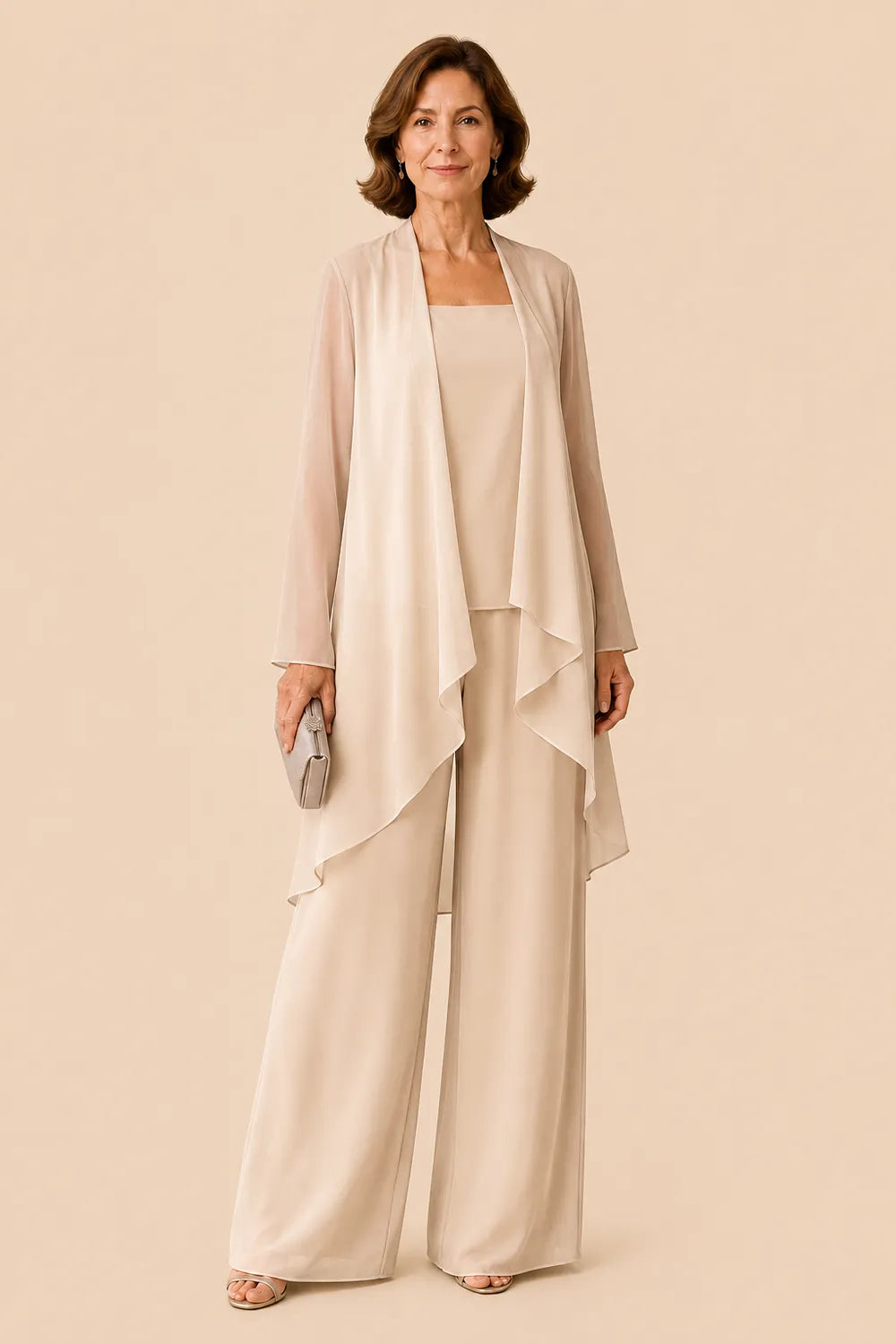 Graceful | Conjunto de Pantalón de Gasa para Madrina